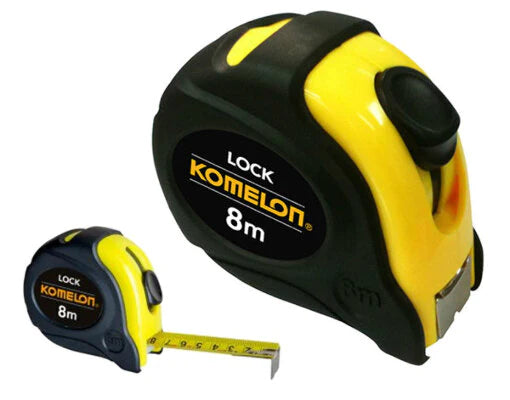 Komelon 8M x 25MM Lock Measuring Tape