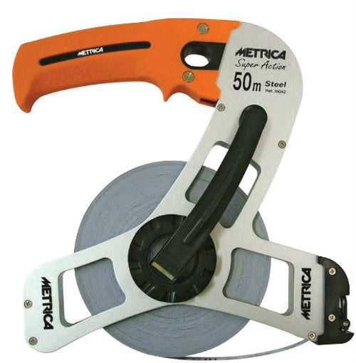 Metrica Super Action Open Reel Steel Tape 50m