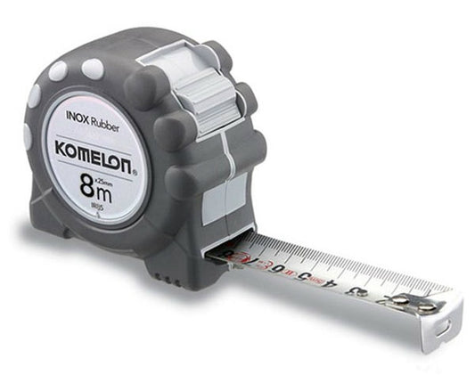 Komelon 8m x 25mm Inox SS Pocket Tape