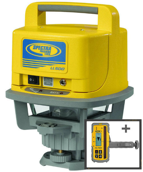 Spectra Laser Level LL500 with HL700 Receiver