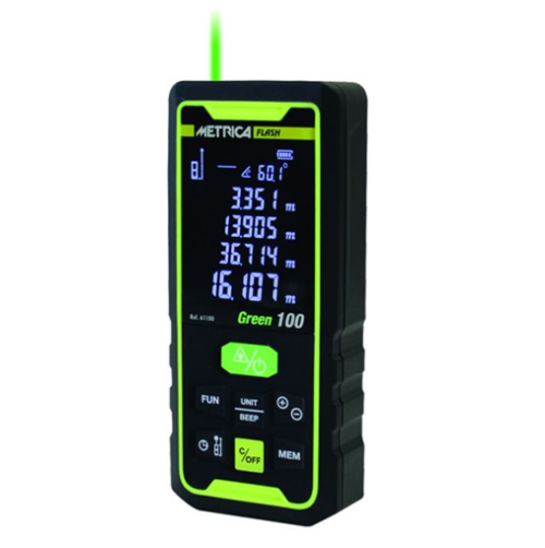 Metrica Flash 100 Green Distance Measurer