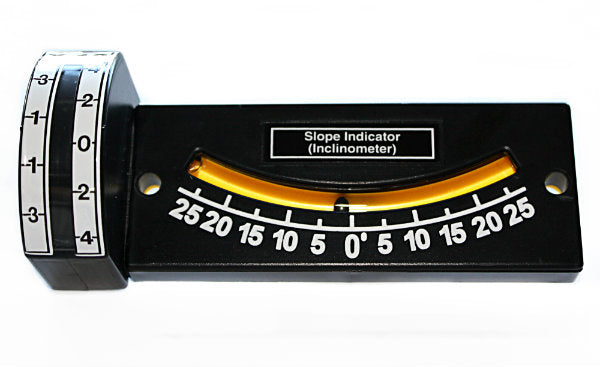 GSR Dual Axis 25-0-25°/ 4°-0-4° Slope Indicator