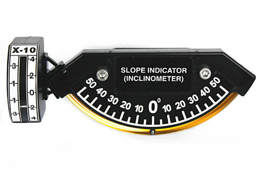 GSR Dual Axis 50-0-50°/ 4°-0-4° Slope Indicator